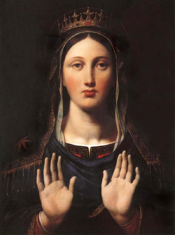 Jean-Auguste Dominique Ingres The Virgin crowned Sweden oil painting art